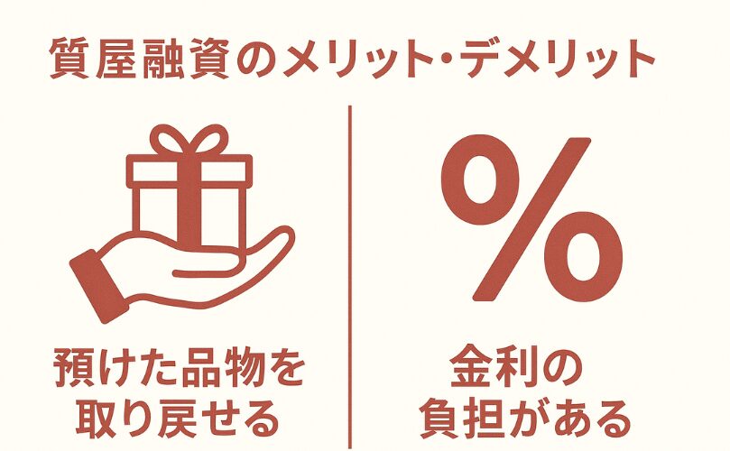質屋融資のメリットデメリット
