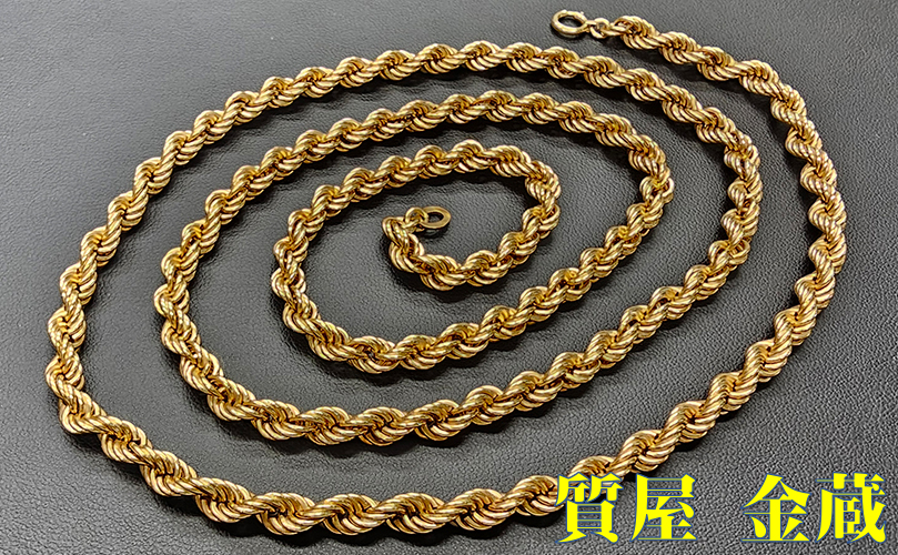 質店 | 名古屋 | 金蔵（キンゾー） | Gold | 金 | ネックレス | Necklace | 質預かり | 質入れ