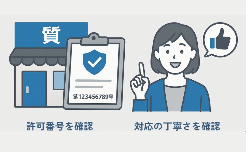 質サービス対象店舗の選び方
