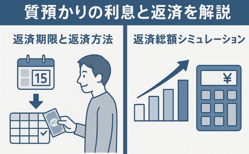質預かりの利息と返済