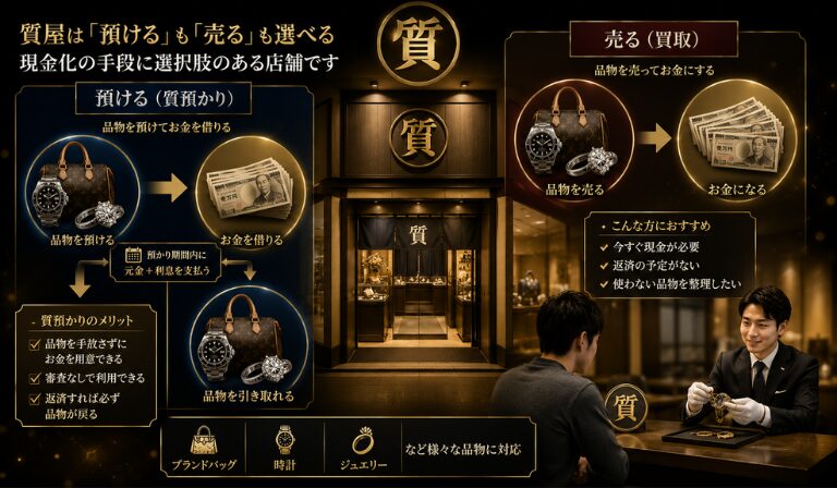 質屋とは？利用前に知っておくべきこと